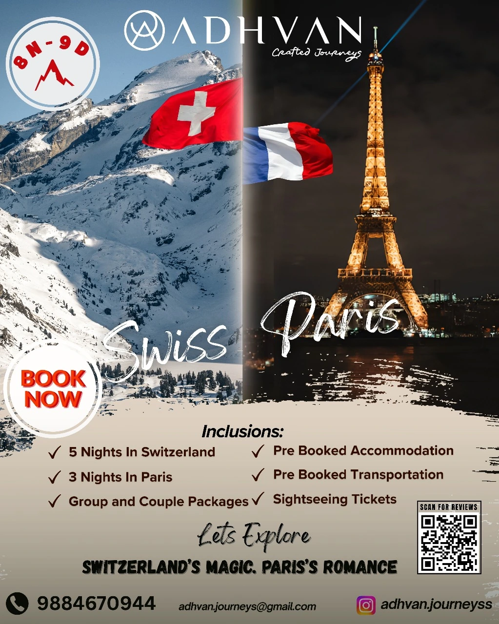 Swiss Paris tour